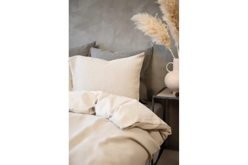 Dynebetræk Enkeltseng 2-Delers Rolling - Sand - Tekstiler - Sengetøj - Sengesæt & dynesæt