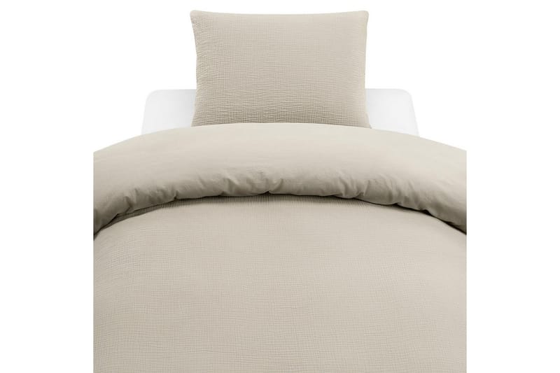 Dynebetræk Enkeltseng 2-Delers Rolling, Sand