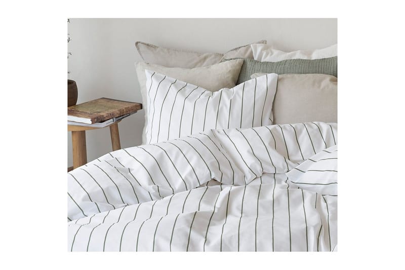 Dynebetræk Enkeltseng 2-Delers Saga - Grøn - Tekstiler - Sengetøj - Sengesæt & dynesæt