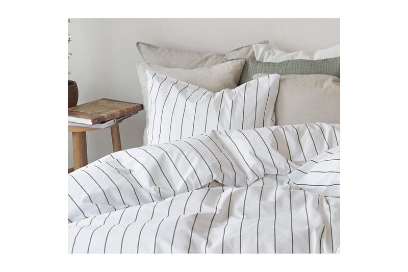 Dynebetræk Enkeltseng 2-Delers Saga - Grøn - Tekstiler - Sengetøj - Sengesæt & dynesæt