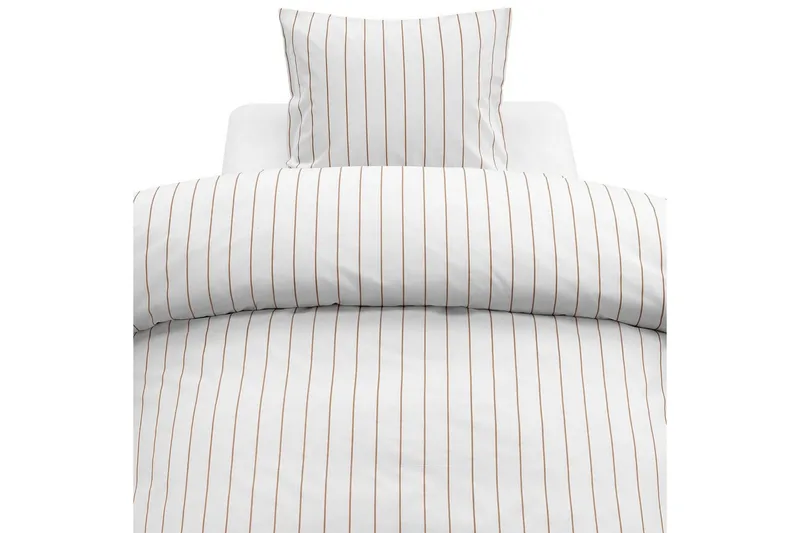 Dynebetræk Enkeltseng 2-Delers Saga - Orange - Tekstiler - Sengetøj - Sengesæt & dynesæt