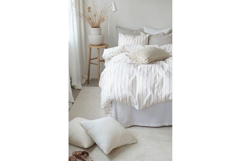 Dynebetræk Enkeltseng 2-Delers Saga - Orange - Tekstiler - Sengetøj - Sengesæt & dynesæt