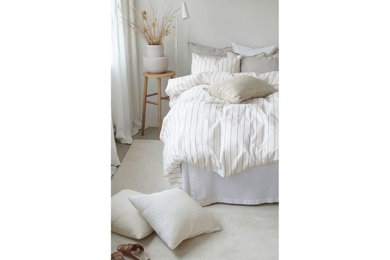 Dynebetræk Enkeltseng 2-Delers Saga - Orange - Tekstiler - Sengetøj - Sengesæt & dynesæt