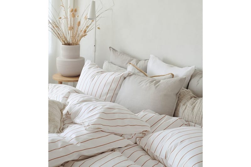 Dynebetræk Enkeltseng 2-Delers Saga - Orange - Tekstiler - Sengetøj - Sengesæt & dynesæt