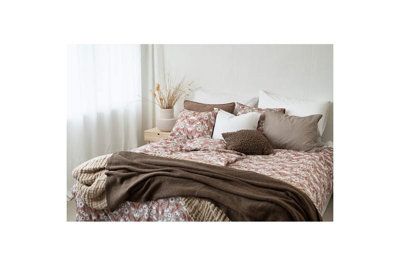 Dynebetræk Enkeltseng 2-Delers Siljan Grå - Grå - Tekstiler - Sengetøj - Sengesæt & dynesæt