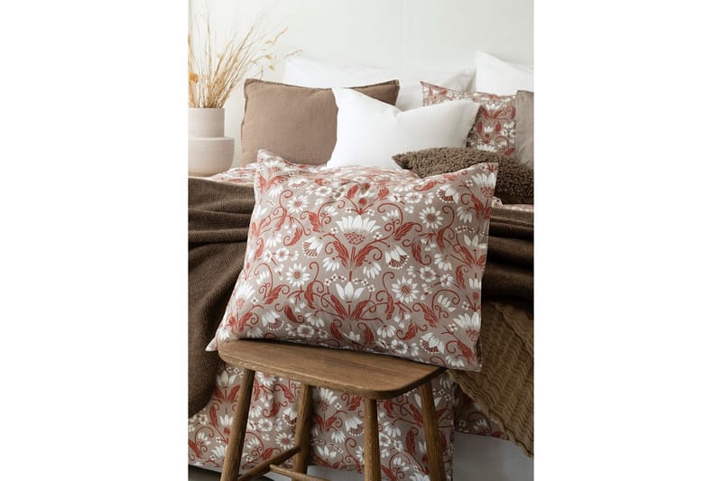 Dynebetræk Enkeltseng 2-Delers Siljan Grå - Grå - Tekstiler - Sengetøj - Sengesæt & dynesæt