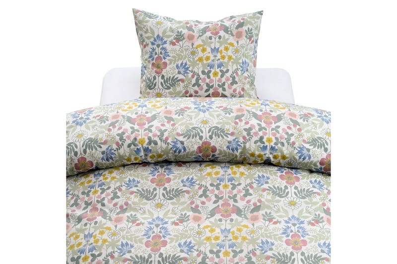 Dynebetræk Enkeltseng 2-Delers Sommerblomster Multi, undefined