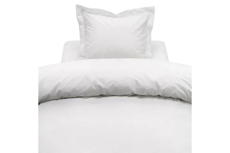 Dynebetræk Enkeltseng 2-dels Egyptisk Bomuld Hvid, undefined
