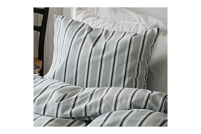 Dynebetræk Enkeltseng 2-dels Sunnan Rand - Grøn - Tekstiler - Sengetøj - Sengesæt & dynesæt