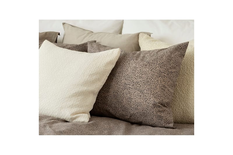 Dynebetræk Enkeltseng 2-dels Sylvi - Brun - Tekstiler - Sengetøj - Sengesæt & dynesæt