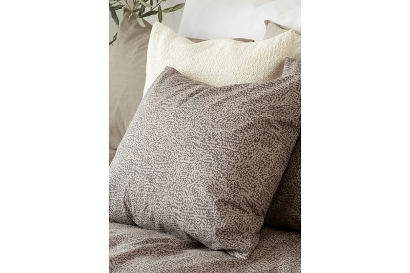 Dynebetræk Enkeltseng 2-dels Sylvi - Brun - Tekstiler - Sengetøj - Sengesæt & dynesæt