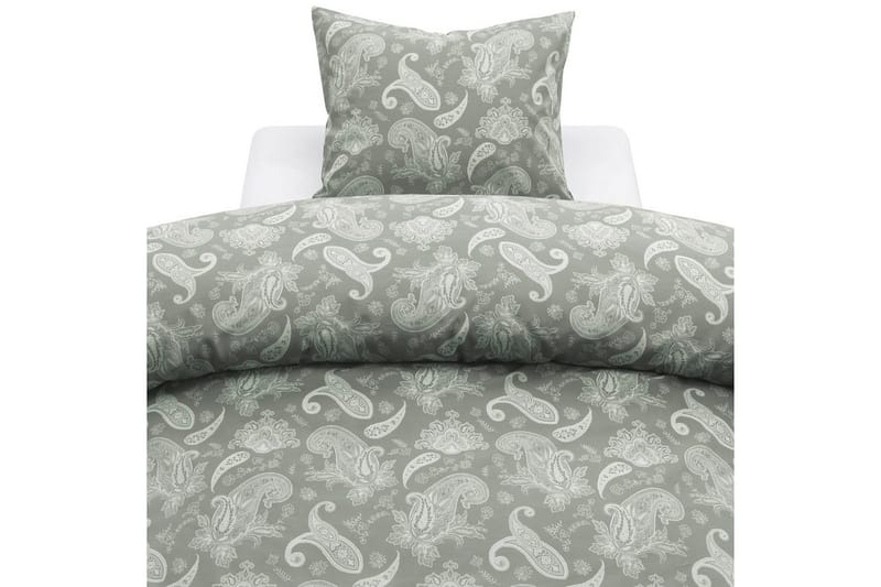 Dynebetræk Enkeltseng 2-dels Tilly - Grøn - Tekstiler - Sengetøj - Sengesæt & dynesæt