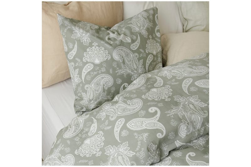 Dynebetræk Enkeltseng 2-dels Tilly - Grøn - Tekstiler - Sengetøj - Sengesæt & dynesæt