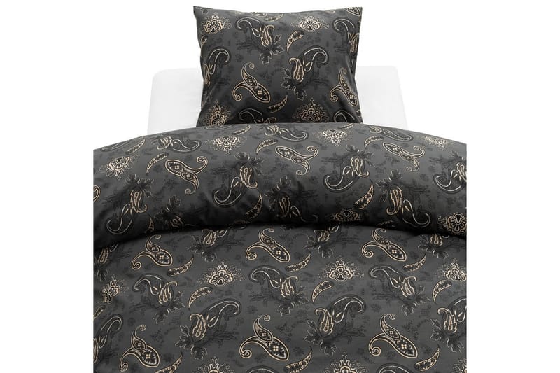 Dynebetræk Enkeltseng 2-dels Tilly, Sort