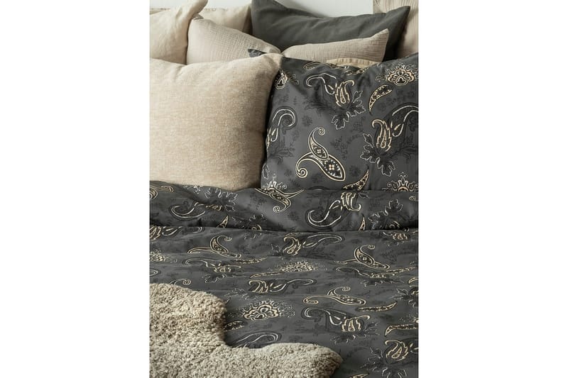 Dynebetræk Enkeltseng 2-dels Tilly - Sort - Tekstiler - Sengetøj - Sengesæt & dynesæt