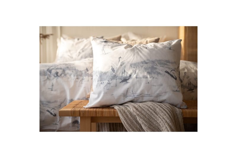 Dynebetræk Enkeltseng 2-dels Trandansen Blå - Tekstiler - Sengetøj - Sengesæt & dynesæt