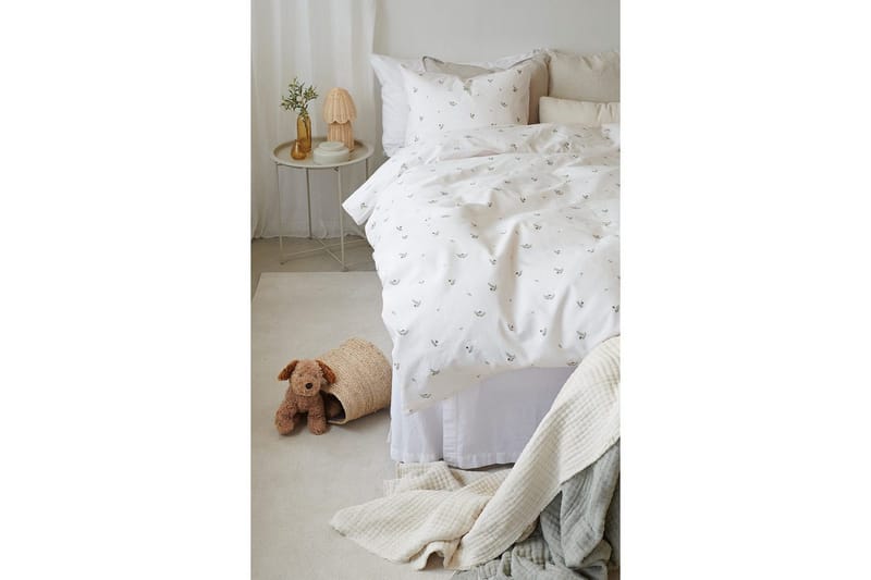 Dynebetræk Enkeltseng 2-delt Alvin Beige - Tekstiler - Sengetøj - Sengesæt & dynesæt