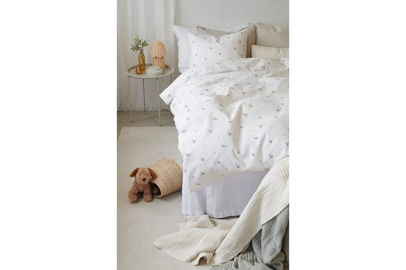 Dynebetræk Enkeltseng 2-delt Alvin Beige - Tekstiler - Sengetøj - Dyne