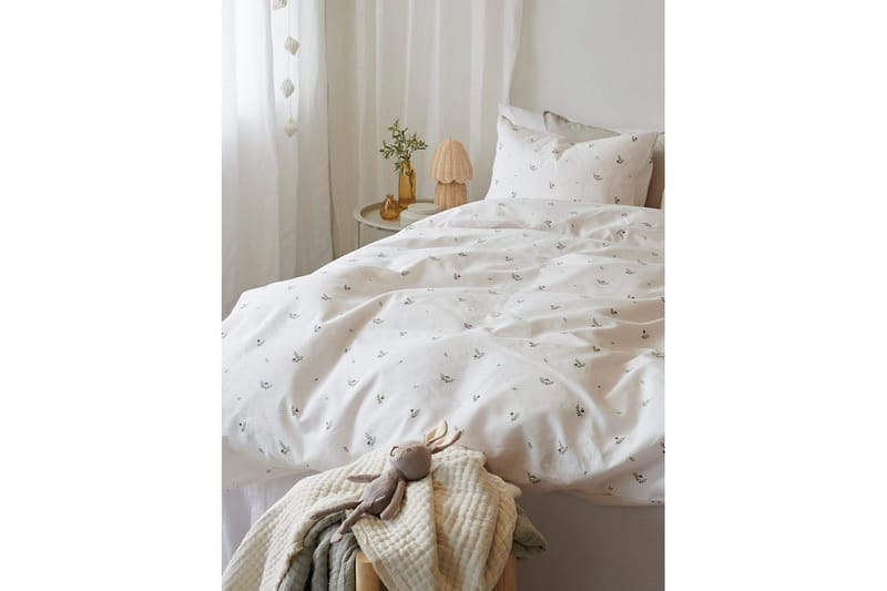 Dynebetræk Enkeltseng 2-delt Alvin Beige - Tekstiler - Sengetøj - Sengesæt & dynesæt