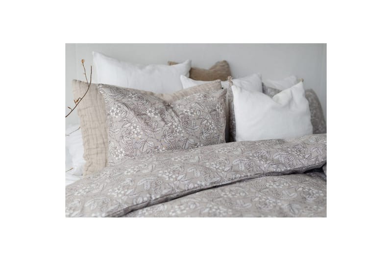 Dynebetræk Enkeltseng 2-delt Blackberry - Brun - Tekstiler - Sengetøj - Sengesæt & dynesæt