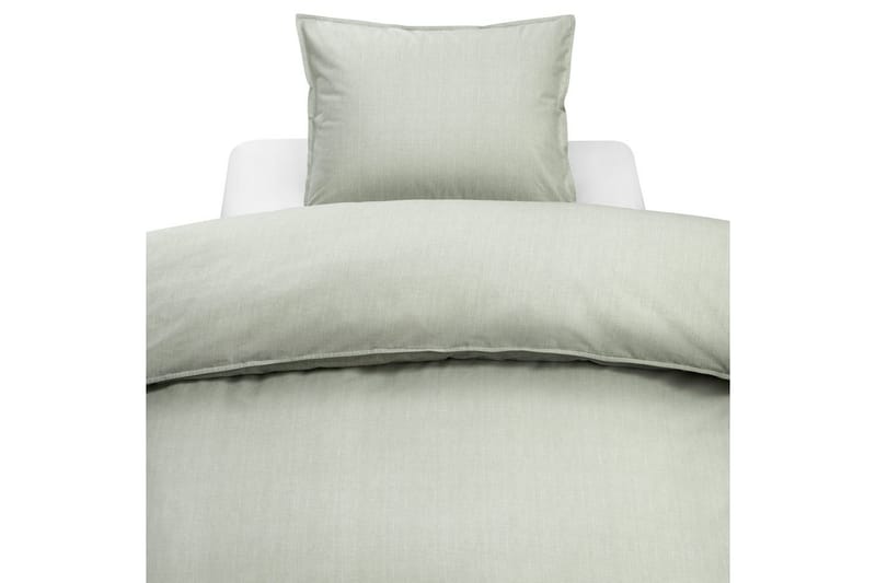 Dynebetræk Enkeltseng 2-delt Chambray Grøn, undefined