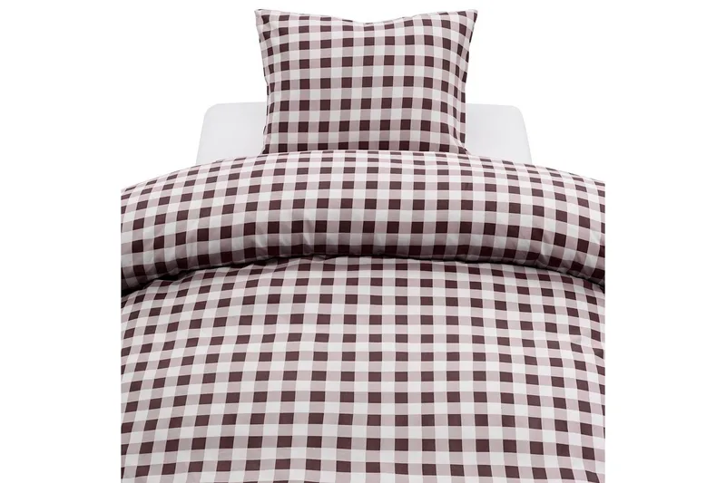 Dynebetræk Enkeltseng Harmony 2-dels Turild, Brun