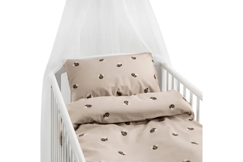 Dynebetræk til tremmeseng 2-Del Humle Sand, undefined