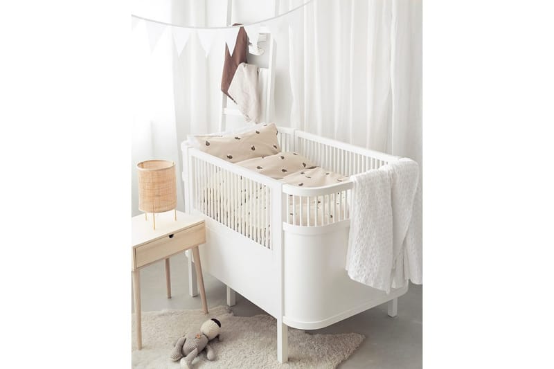 Dynebetræk til tremmeseng 2-Del Humle Sand - Tekstiler - Sengetøj - Sengesæt & dynesæt