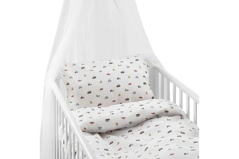 Dynebetræk til tremmeseng 2-Del John Beige, undefined