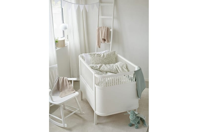 Dynebetræk til tremmeseng 2-Dele Hedda - Grøn - Tekstiler - Sengetøj - Sengesæt & dynesæt