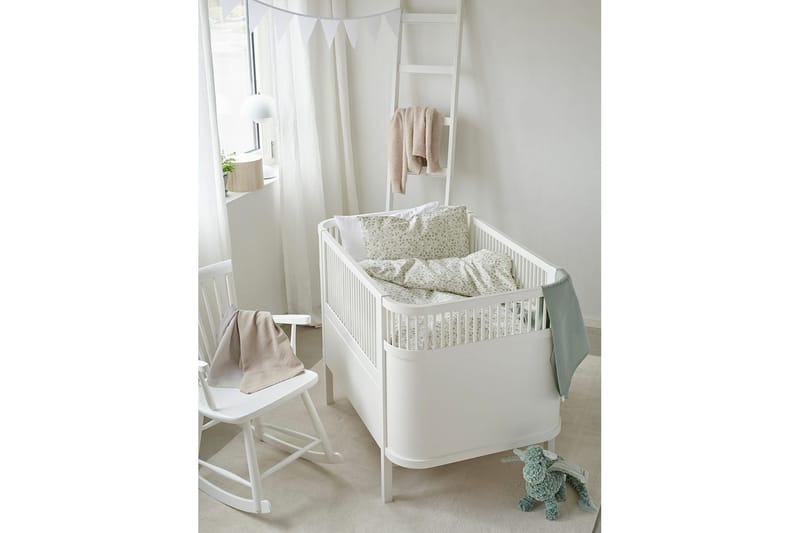 Dynebetræk til tremmeseng 2-Dele Hedda - Grøn - Tekstiler - Sengetøj - Sengesæt & dynesæt