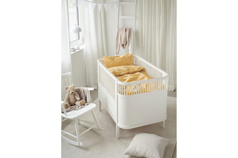 Dynebetræk til tremmeseng 2-Dele Hedda - Gul - Tekstiler - Sengetøj - Sengesæt & dynesæt