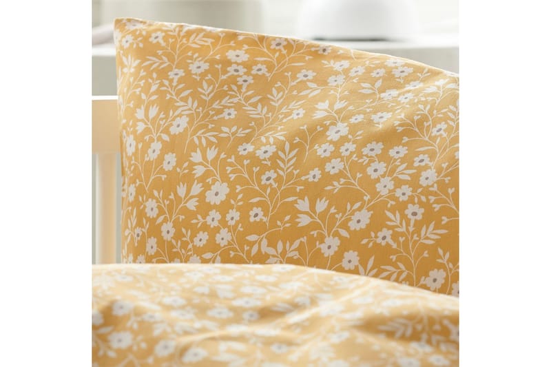 Dynebetræk til tremmeseng 2-Dele Hedda - Gul - Tekstiler - Sengetøj - Sengesæt & dynesæt