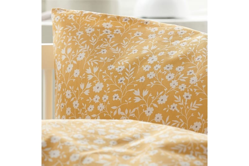 Dynebetræk til tremmeseng 2-Dele Hedda - Gul - Tekstiler - Sengetøj - Sengesæt & dynesæt