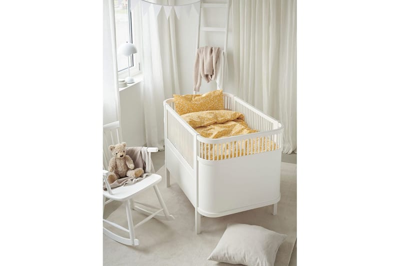 Dynebetræk til tremmeseng 2-Dele Hedda - Gul - Tekstiler - Sengetøj - Sengesæt & dynesæt