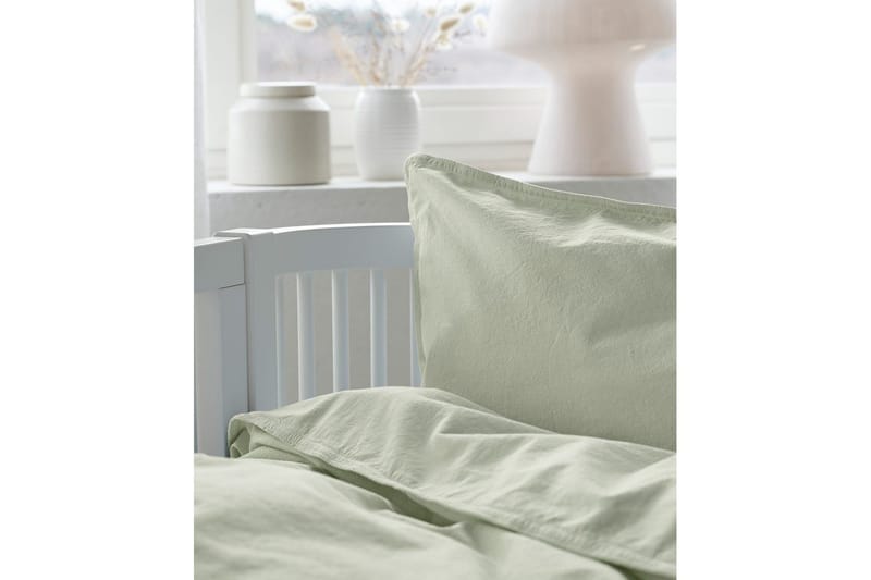 Dynebetræk til tremmeseng 2-Dele Humble - Grøn - Tekstiler - Sengetøj - Sengesæt & dynesæt