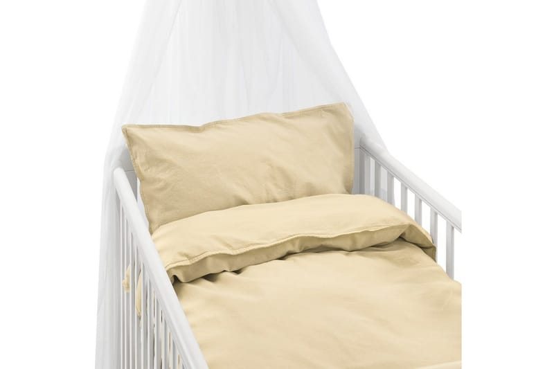 Dynebetræk til tremmeseng 2-Dele Humble, Gul