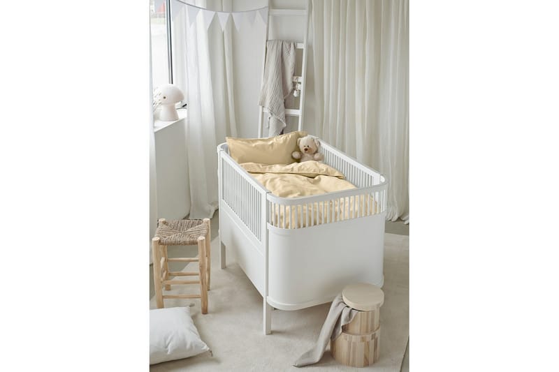 Dynebetræk til tremmeseng 2-Dele Humble - Gul - Tekstiler - Sengetøj - Sengesæt & dynesæt