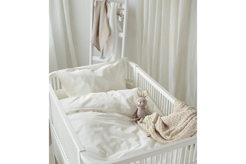 Dynebetræk til tremmeseng 2-Dele Humble - Hvid - Tekstiler - Sengetøj - Sengesæt & dynesæt