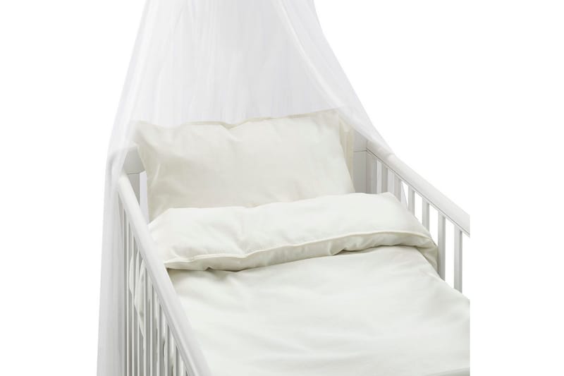 Dynebetræk til tremmeseng 2-Dele Humble - Hvid - Tekstiler - Sengetøj - Sengesæt & dynesæt