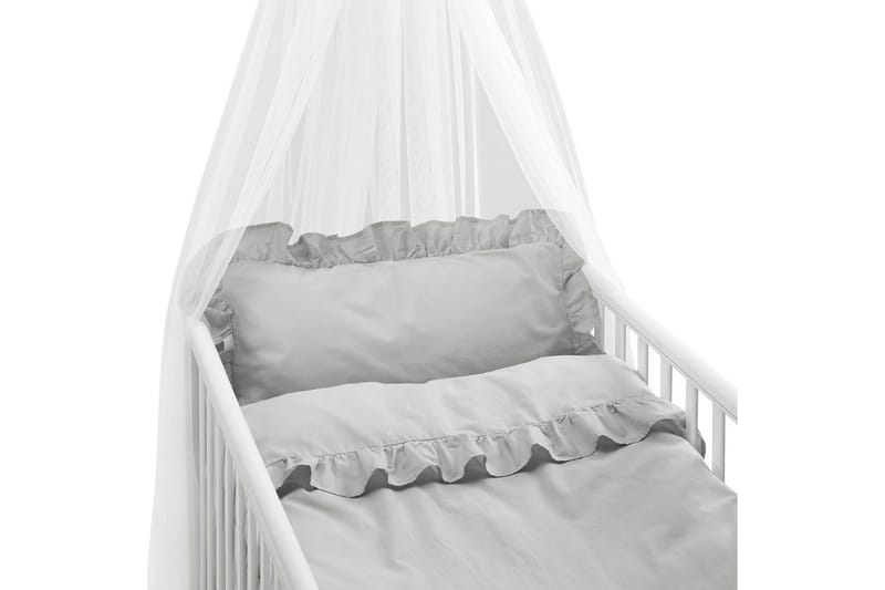 Dynebetræk til tremmeseng 2-Dele Volang, Grå