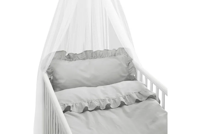 Dynebetræk til tremmeseng 2-Dele Volang, Grå