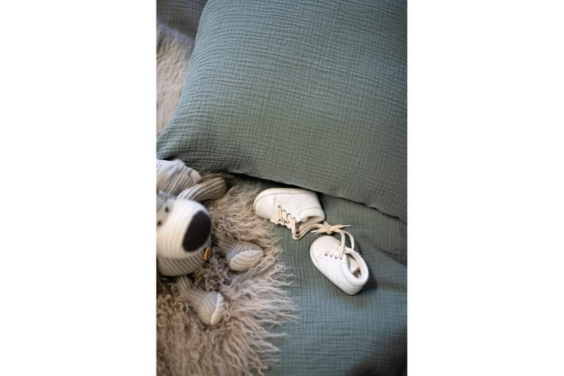 Dynebetræk til tremmeseng 2-Delers Rolling - Grøn - Tekstiler - Sengetøj - Sengesæt & dynesæt