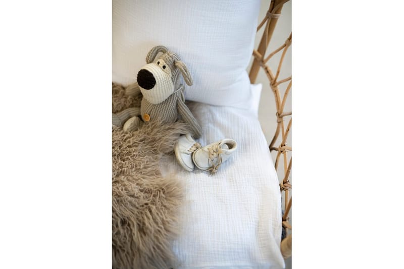 Dynebetræk til tremmeseng 2-Delers Rolling - Hvid - Tekstiler - Sengetøj - Sengesæt & dynesæt