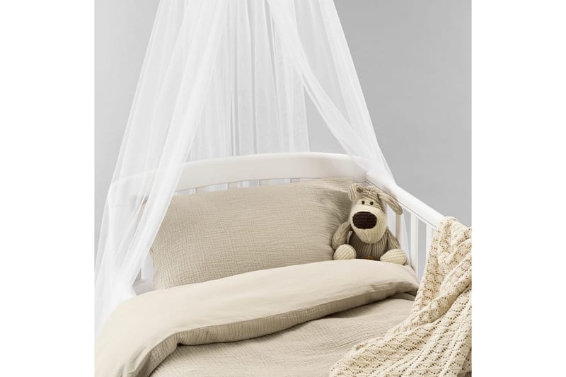 Dynebetræk til tremmeseng 2-Delers Rolling - Sand - Tekstiler - Sengetøj - Sengesæt & dynesæt