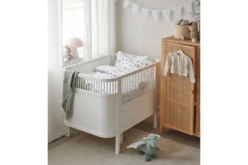 Dynebetræk til tremmeseng 2-dels Fingal Pastel - Tekstiler - Sengetøj - Dyne