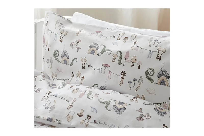 Dynebetræk til tremmeseng 2-dels Fingal Pastel - Tekstiler - Sengetøj - Dyne