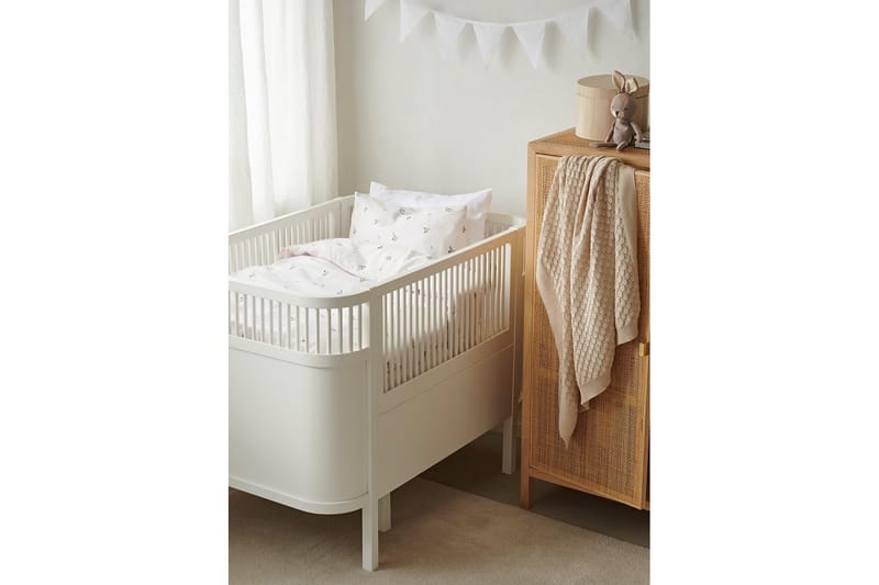 Dynebetræk til tremmeseng 2-delt Alvin Beige - Tekstiler - Børnetekstiler - Sengetøj til børn - Tremmeseng sengetøj - Lagen tremmeseng