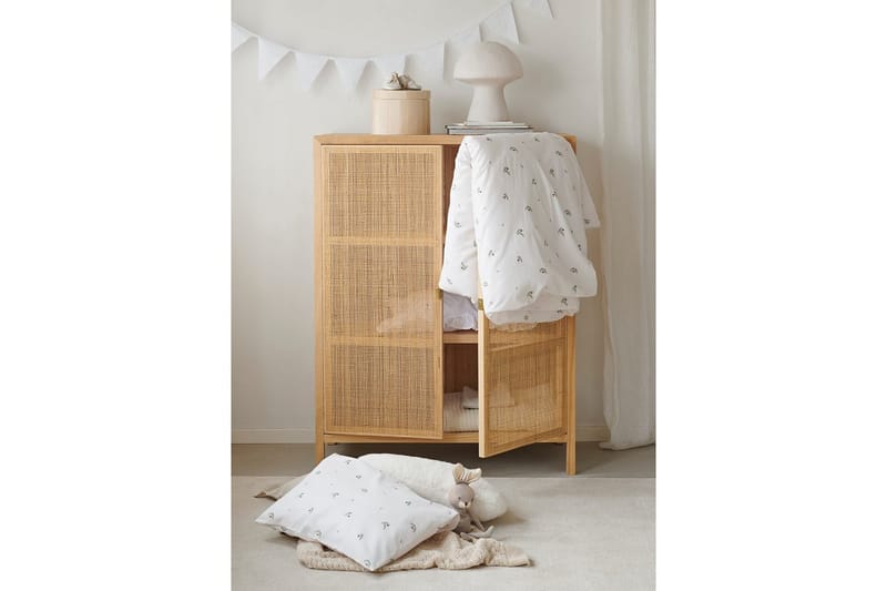 Dynebetræk til tremmeseng 2-delt Alvin Beige - Tekstiler - Sengetøj - Dyne