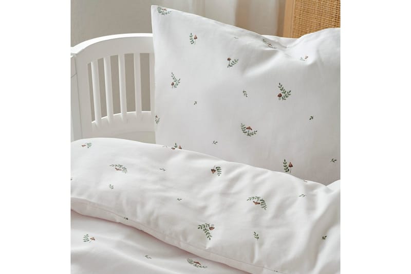 Dynebetræk til tremmeseng 2-delt Alvin Beige - Tekstiler - Børnetekstiler - Sengetøj til børn - Tremmeseng sengetøj - Lagen tremmeseng